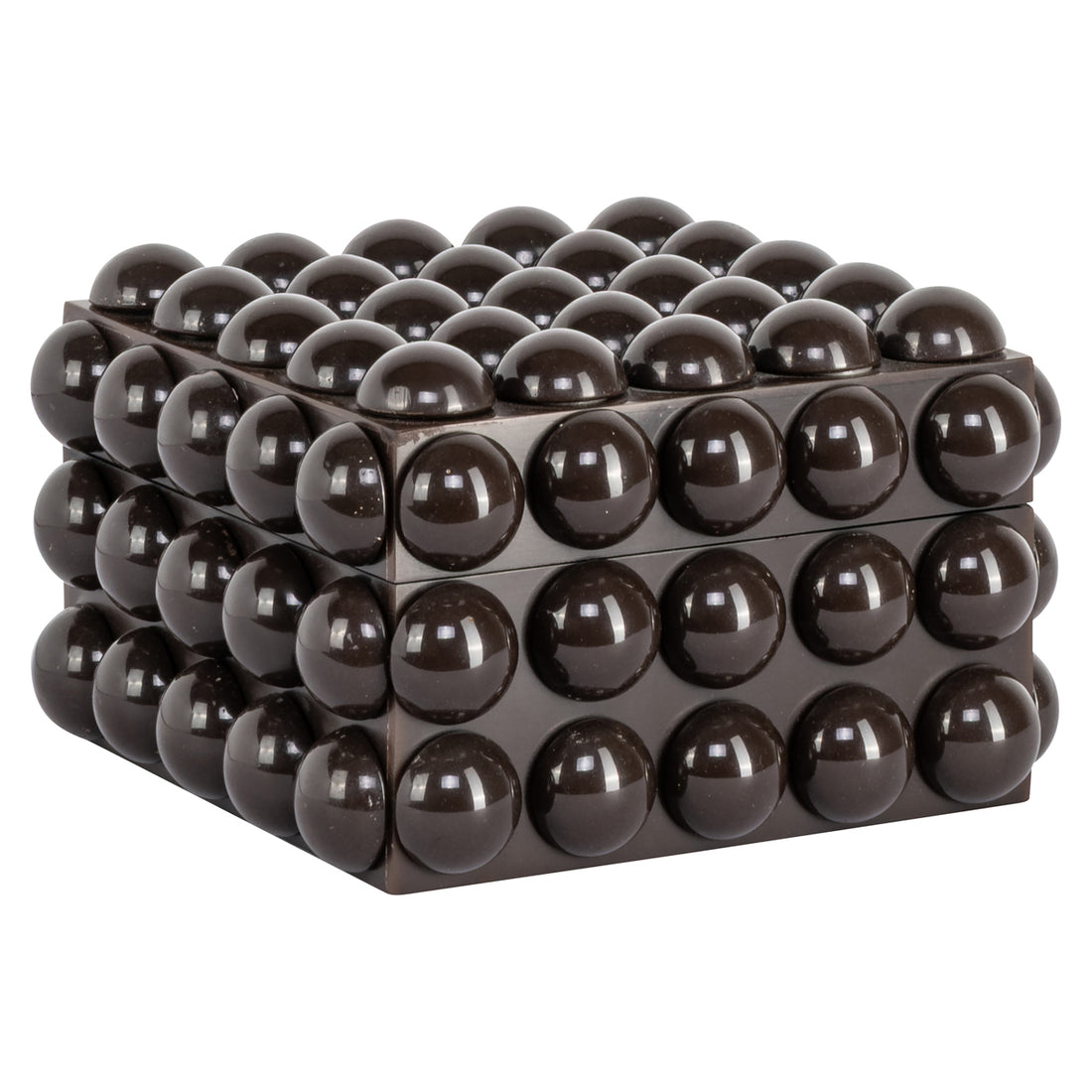 Richmond Interiors Aufbewahrungsbox Nyx dark brown small Aufbewahrungsbox Richmond Interiors