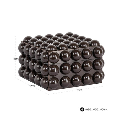 Richmond Interiors Aufbewahrungsbox Nyx dark brown small Aufbewahrungsbox Richmond Interiors