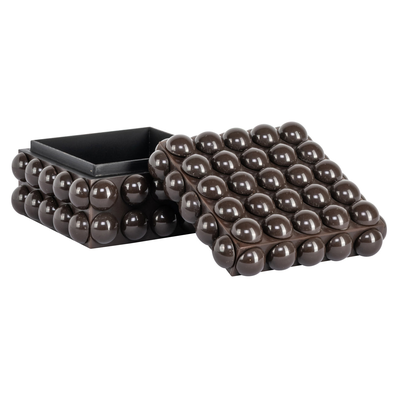 Richmond Interiors Aufbewahrungsbox Nyx dark brown small Aufbewahrungsbox Richmond Interiors