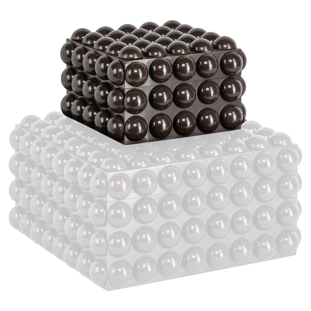 Richmond Interiors Aufbewahrungsbox Nyx dark brown small Aufbewahrungsbox Richmond Interiors