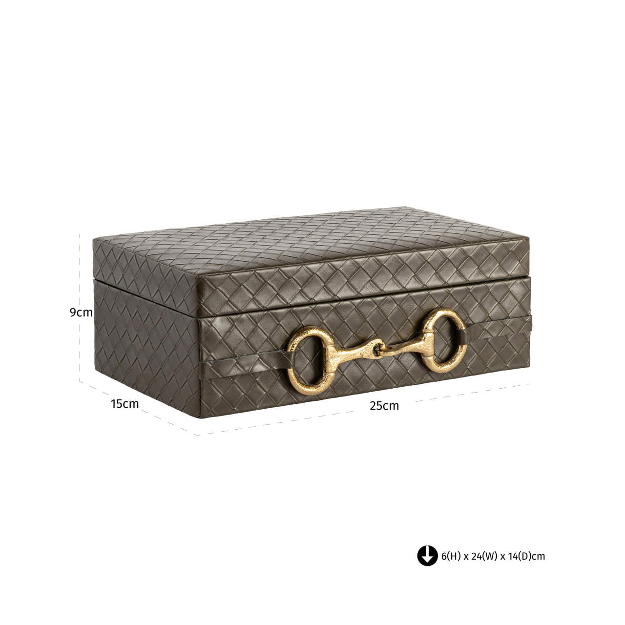 Richmond Interiors Aufbewahrungsbox Blade olive large Aufbewahrungsbox Richmond Interiors