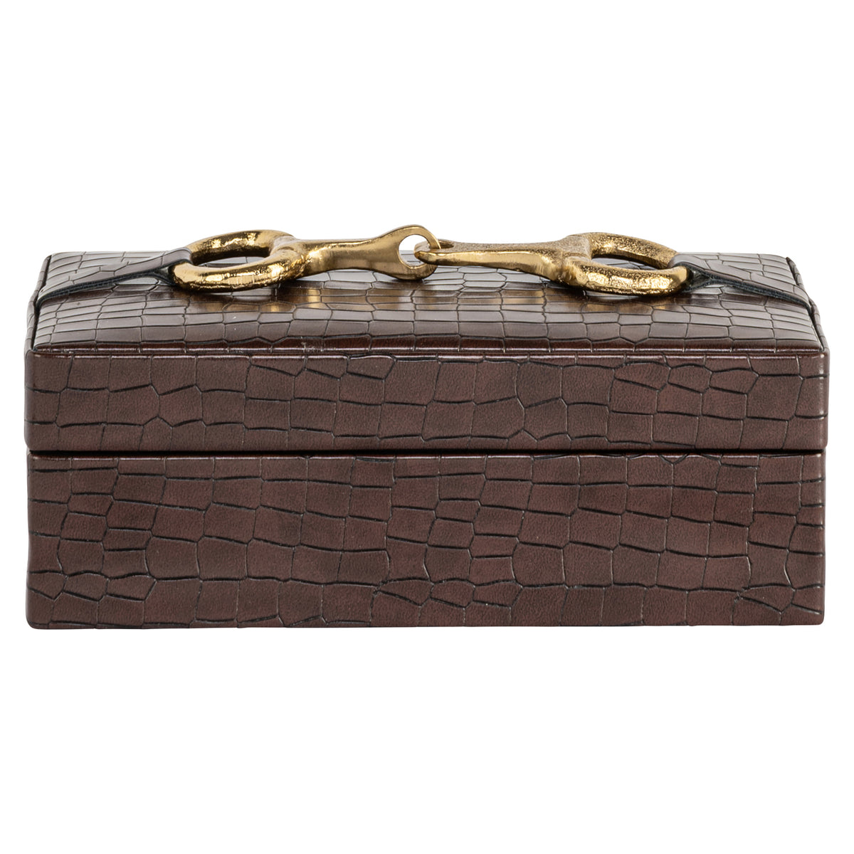 Richmond Interiors Aufbewahrungsbox Rex dark brown small Richmond Interiors