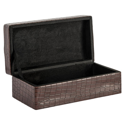 Richmond Interiors Aufbewahrungsbox Rex dark brown small Richmond Interiors