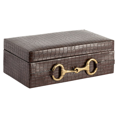 Richmond Interiors Aufbewahrungsbox Rex dark brown large Richmond Interiors