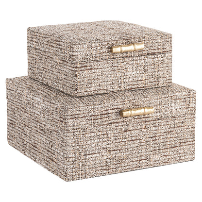 Richmond Interiors Aufbewahrungsbox Chalenny brown small Richmond Interiors