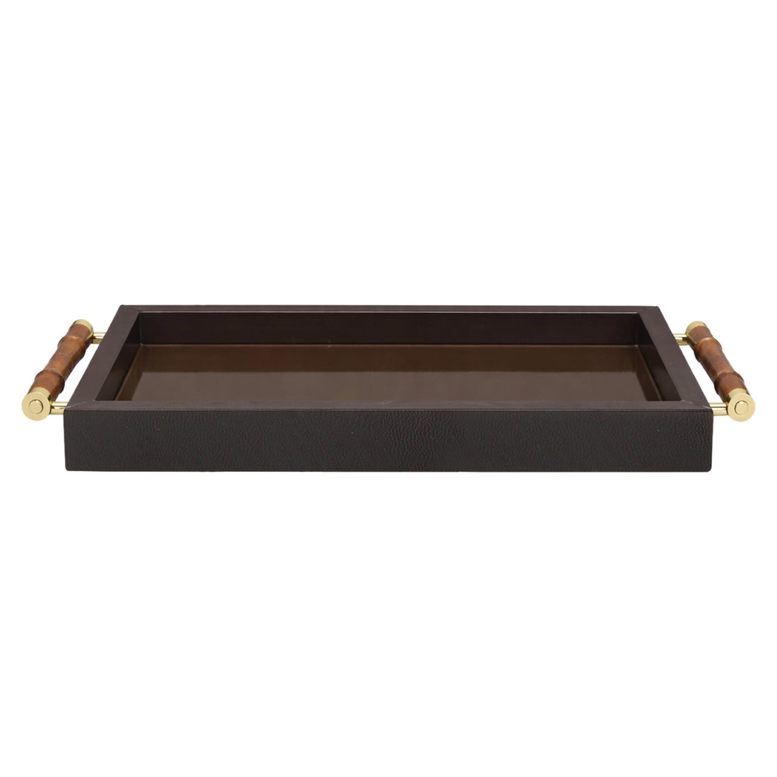 Richmond Interiors Tablett Charley dark brown