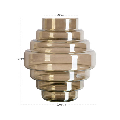 Richmond Interiors Vase Liosa smoke small Richmond Interiors