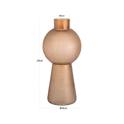 Richmond Interiors Vase Ora brown large Richmond Interiors