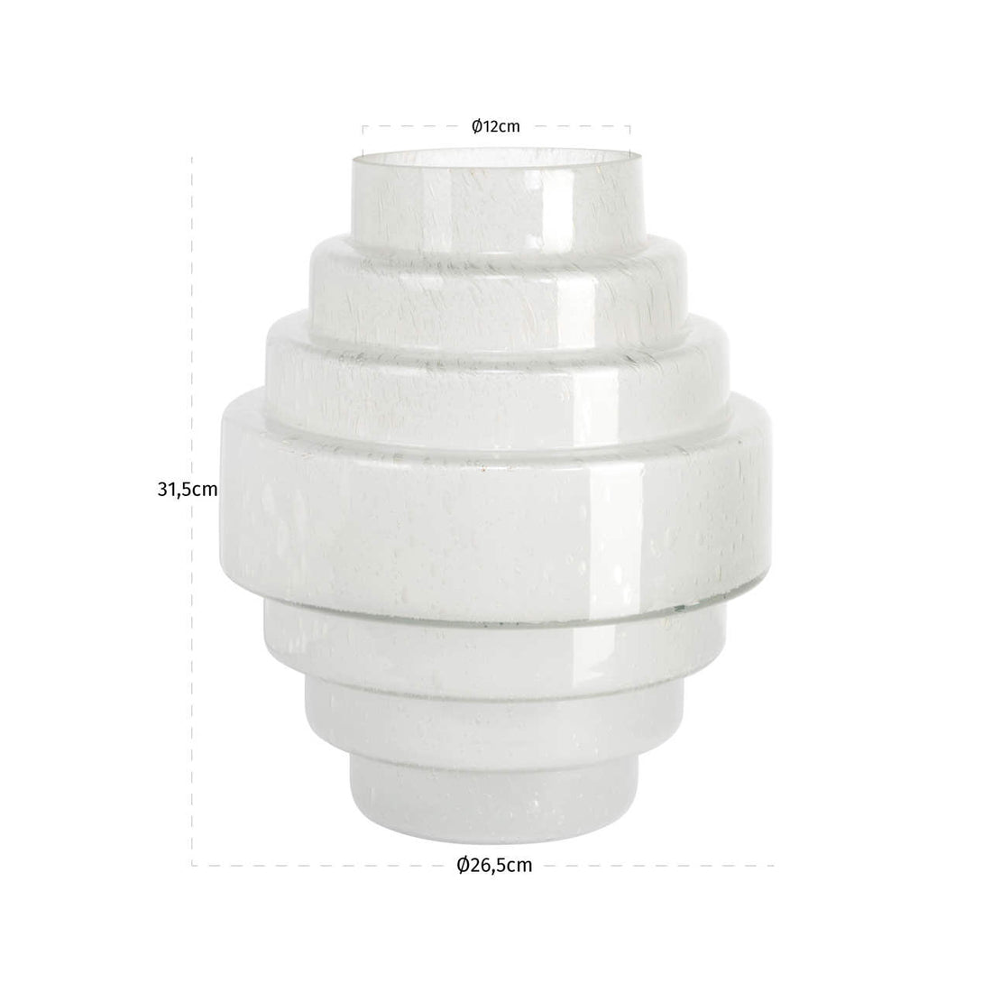 Richmond Interiors Vase Samara white Vase Richmond Interiors