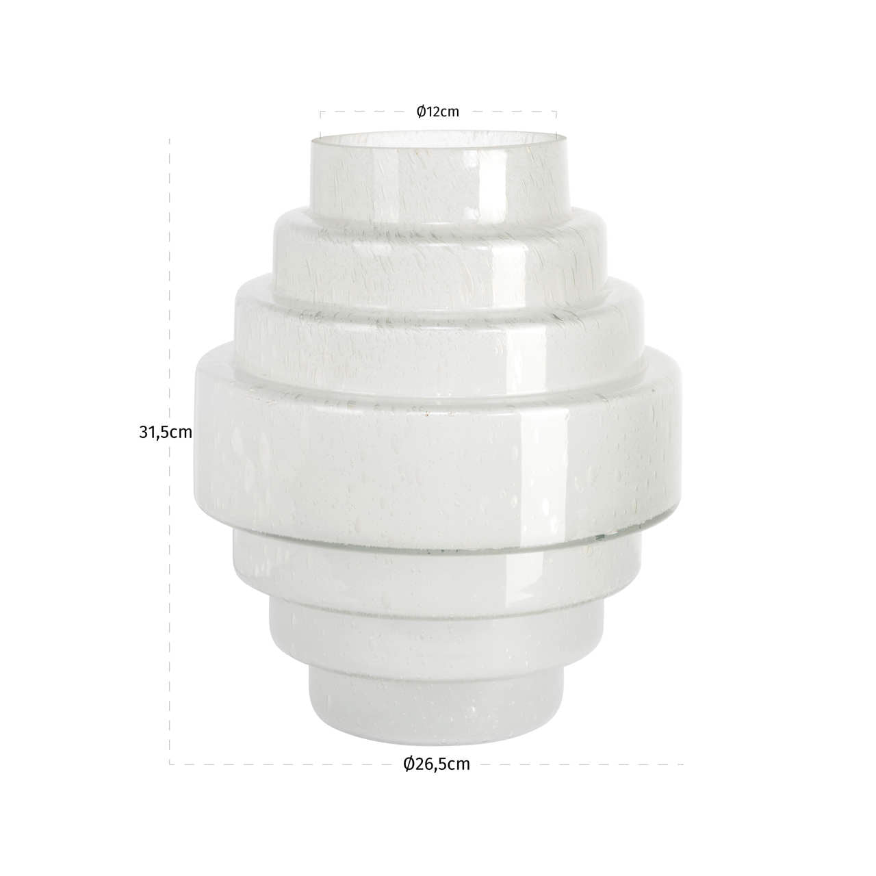Richmond Interiors Vase Samara white