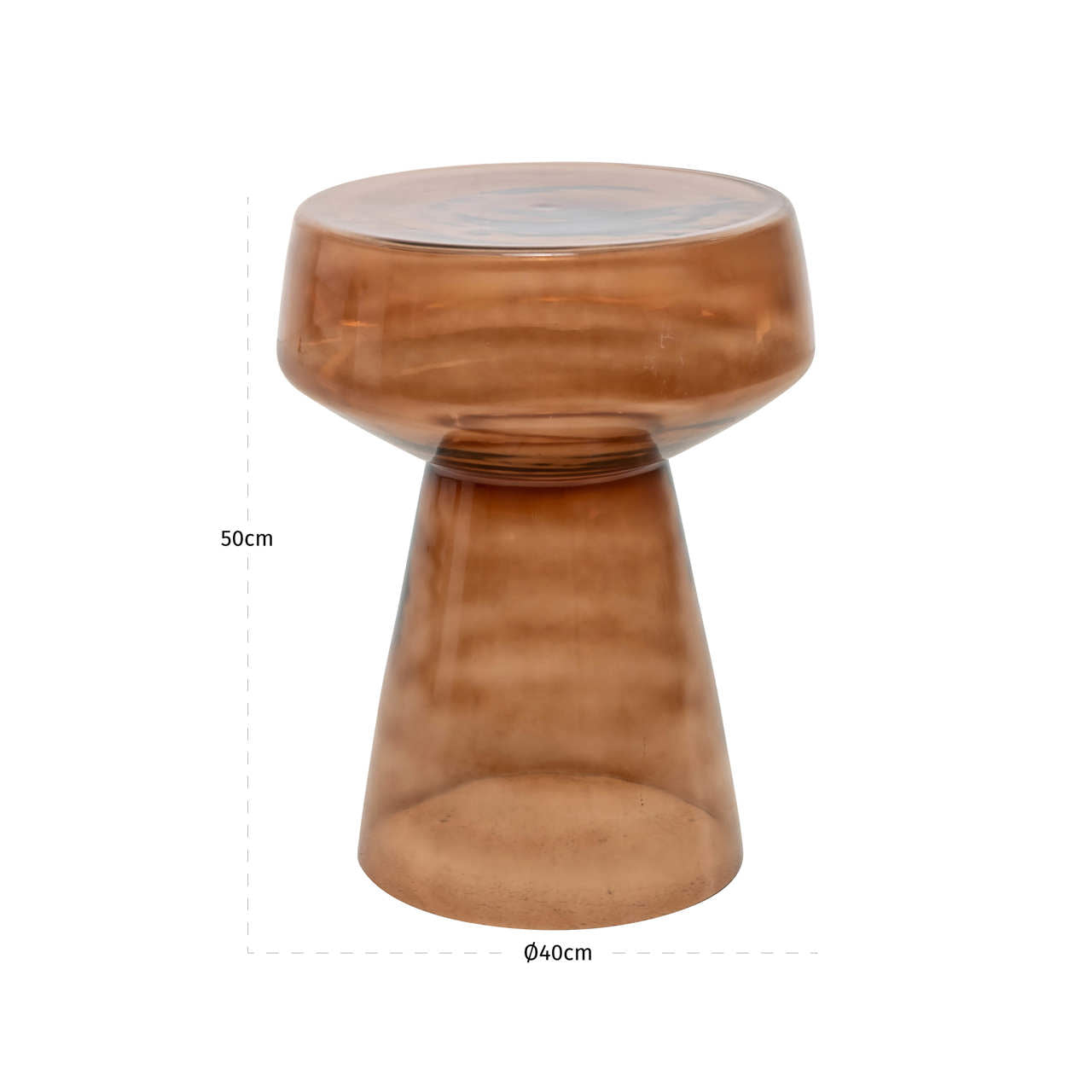 Richmond Interiors Beistelltisch Isa brown Beistelltisch Richmond Interiors