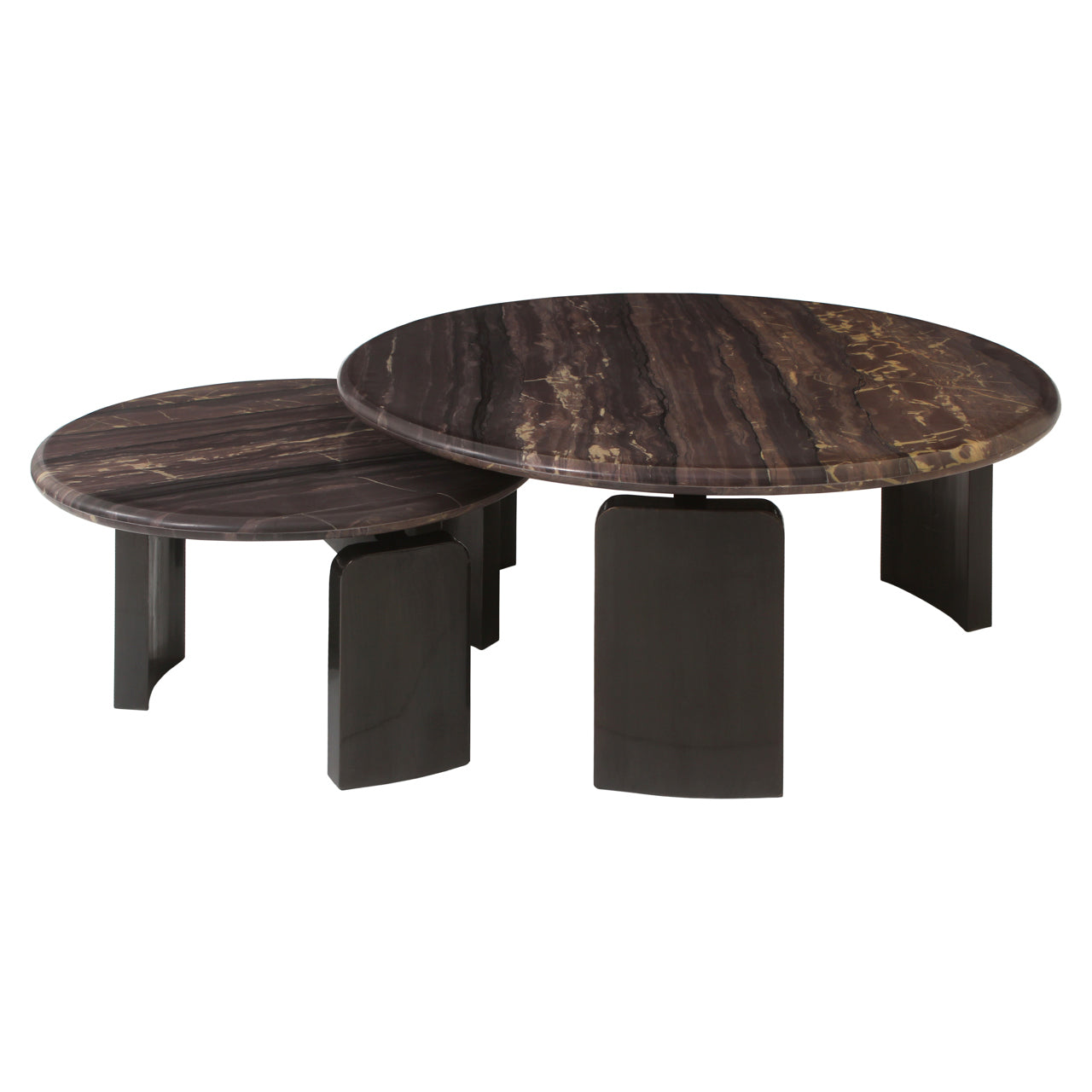 Richmond Interiors Couchtisch Menton burgundy (Set of 2) Couchtisch Richmond Interiors