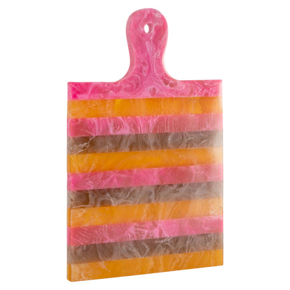 Richmond Interiors Tablett Cindy pink/orange - serving board small Richmond Interiors