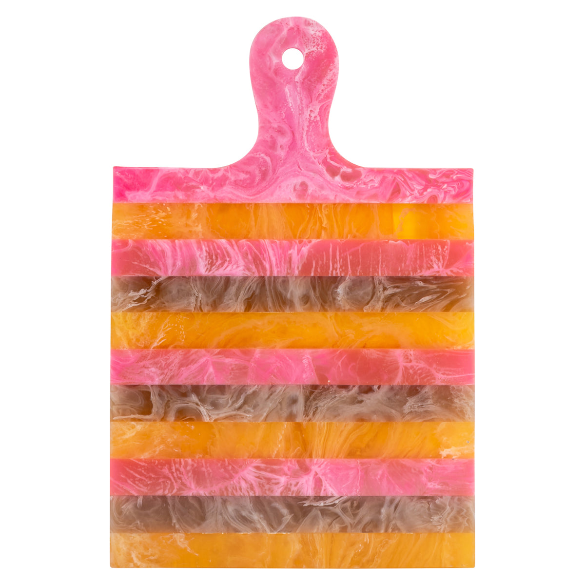 Richmond Interiors Tablett Cindy pink/orange - serving board small Richmond Interiors