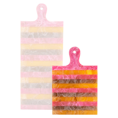 Richmond Interiors Tablett Cindy pink/orange - serving board small Richmond Interiors
