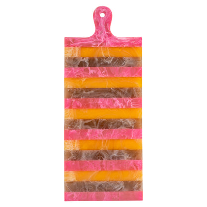 Richmond Interiors Tablett Cindy pink/orange - serving board large Richmond Interiors