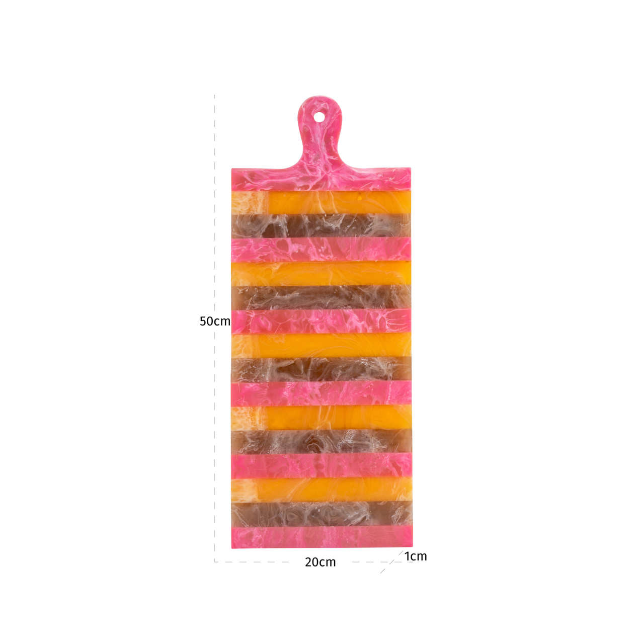 Richmond Interiors Tablett Cindy pink/orange - serving board large Tablett Richmond Interiors