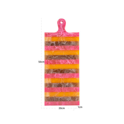 Richmond Interiors Tablett Cindy pink/orange - serving board large Richmond Interiors
