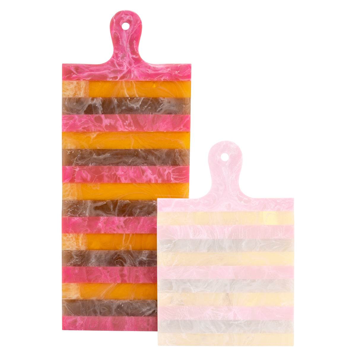 Richmond Interiors Tablett Cindy pink/orange - serving board large Richmond Interiors