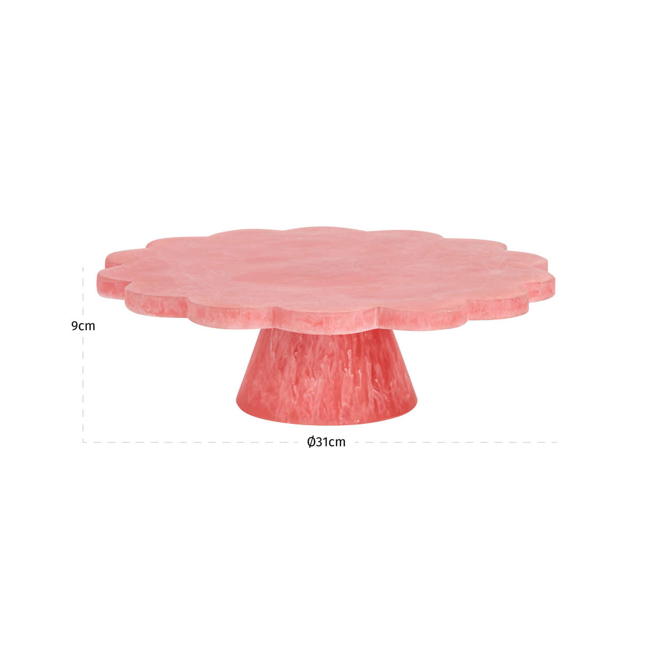 Richmond Interiors Kuchenplatte Lone pink Kuchenplatte Richmond Interiors