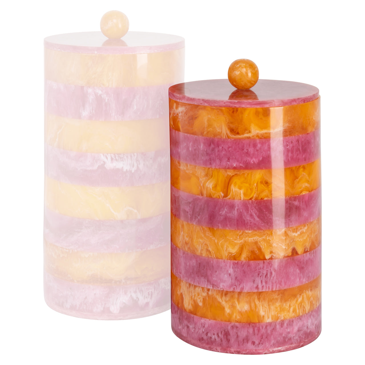 Richmond Interiors Aufbewahrungsbox Lilybelle pink/orange storage jar small Aufbewahrungsbox Richmond Interiors