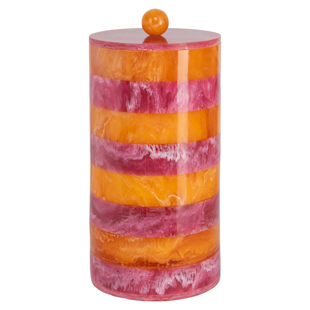 Richmond Interiors Aufbewahrungsbox Lilybelle pink/orange storage jar large Richmond Interiors
