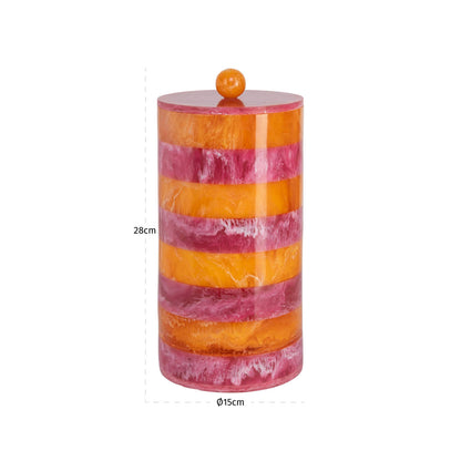Richmond Interiors Aufbewahrungsbox Lilybelle pink/orange storage jar large Richmond Interiors