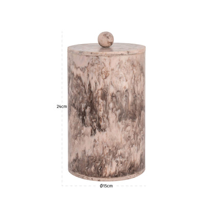 Richmond Interiors Aufbewahrungsbox Rosaline chocolat brown storage jar small Aufbewahrungsbox Richmond Interiors