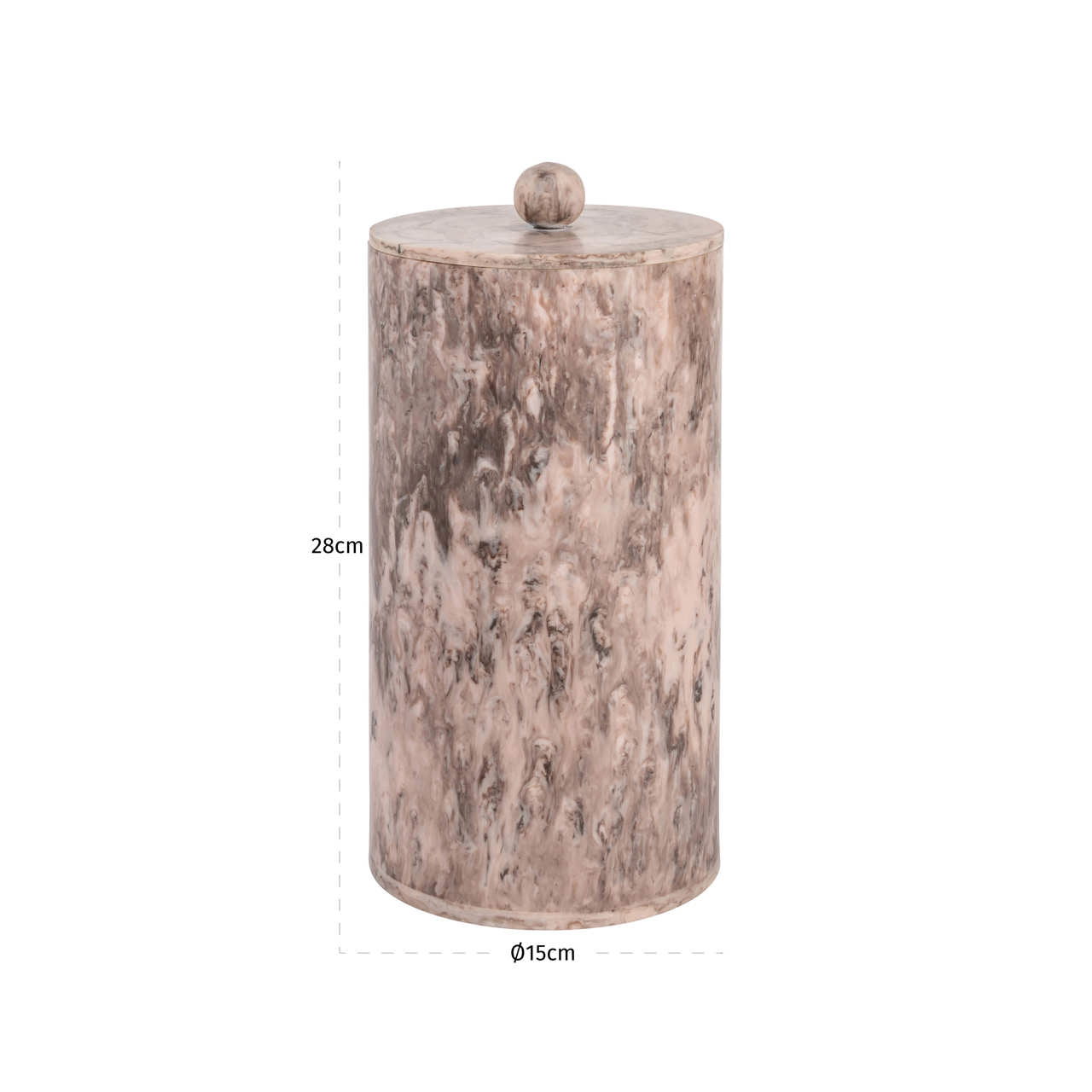 Richmond Interiors Aufbewahrungsbox Rosaline chocolat brown storage jar large Aufbewahrungsbox Richmond Interiors