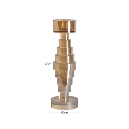 Richmond Interiors Kerzenhalter Bryn Champagne small Kerzenhalter Richmond Interiors