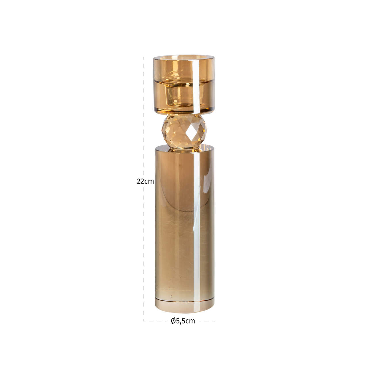 Richmond Interiors Kerzenhalter Piper Champagne small Kerzenhalter Richmond Interiors