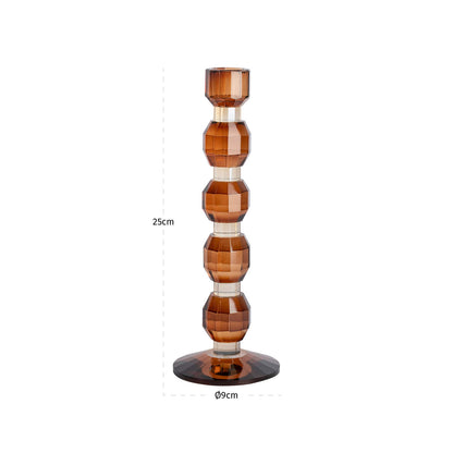 Richmond Interiors Kerzenhalter Lowan brown small Richmond Interiors