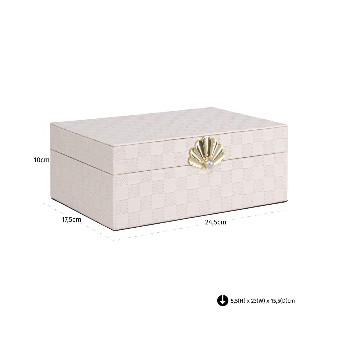 Richmond Interiors Aufbewahrungsbox Bless ivory large Aufbewahrungsbox Richmond Interiors