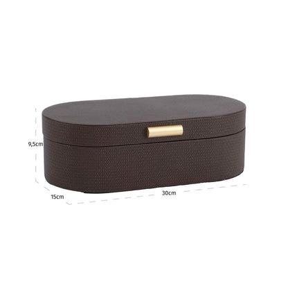 Richmond Interiors Aufbewahrungsbox Nova brown large Aufbewahrungsbox Richmond Interiors