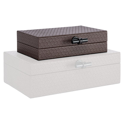 Richmond Interiors Aufbewahrungsbox Billie dark brown small Aufbewahrungsbox Richmond Interiors