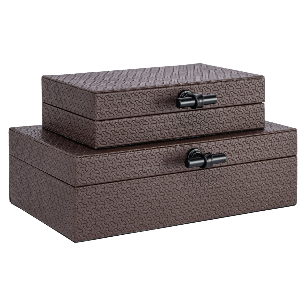 Richmond Interiors Aufbewahrungsbox Billie dark brown large Richmond Interiors
