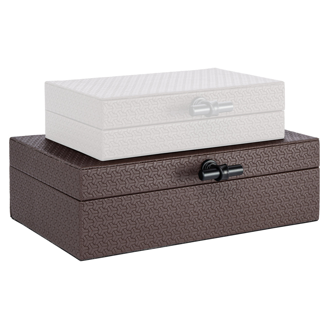 Richmond Interiors Aufbewahrungsbox Billie dark brown large Aufbewahrungsbox Richmond Interiors