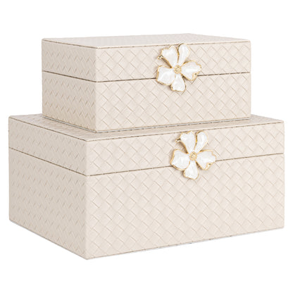Richmond Interiors Aufbewahrungsbox Lillie ivory small Aufbewahrungsbox Richmond Interiors