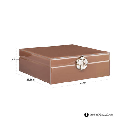 Richmond Interiors Aufbewahrungsbox Floral brown large Aufbewahrungsbox Richmond Interiors