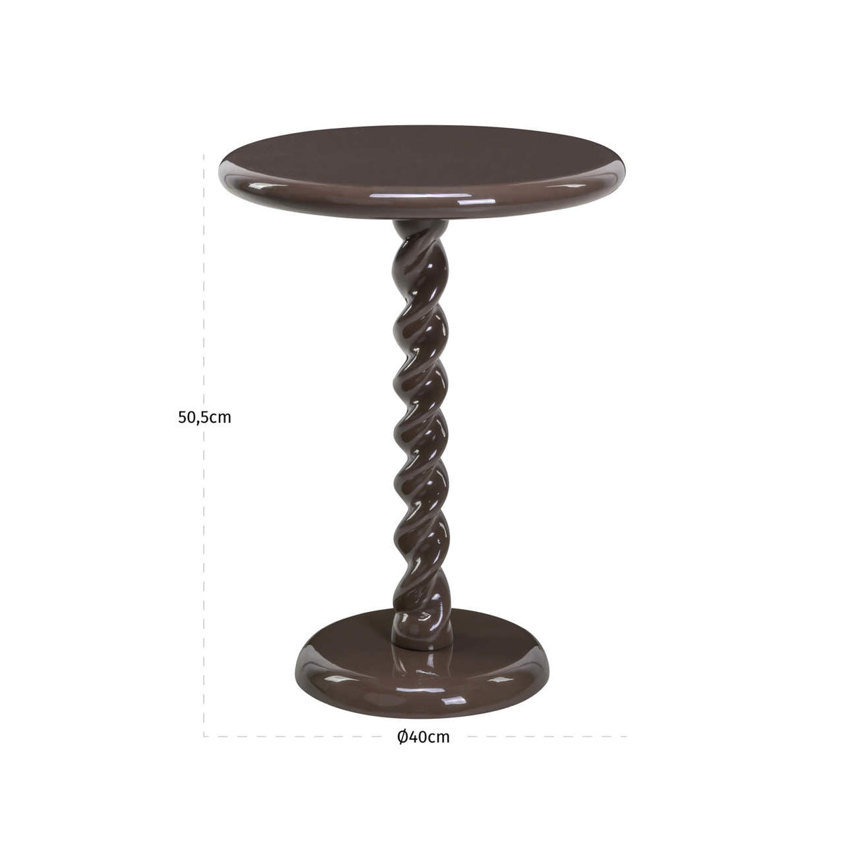 Richmond Interiors Beistelltisch Caspian Chestnut Richmond Interiors