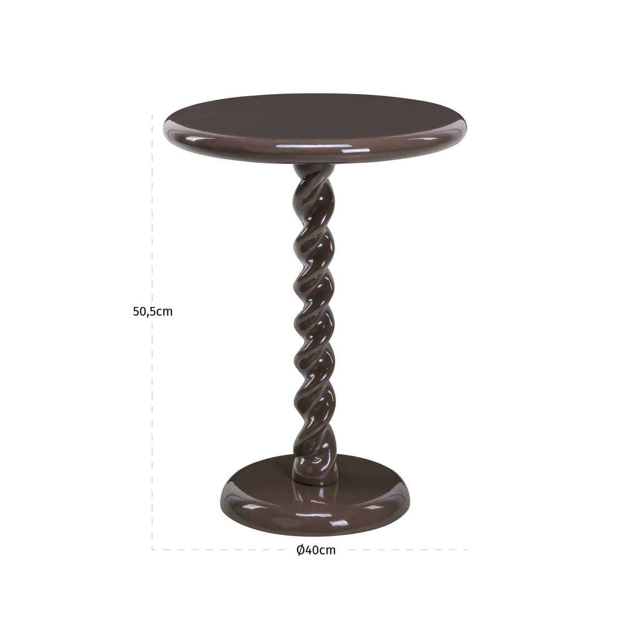 Richmond Interiors Beistelltisch Caspian Chestnut