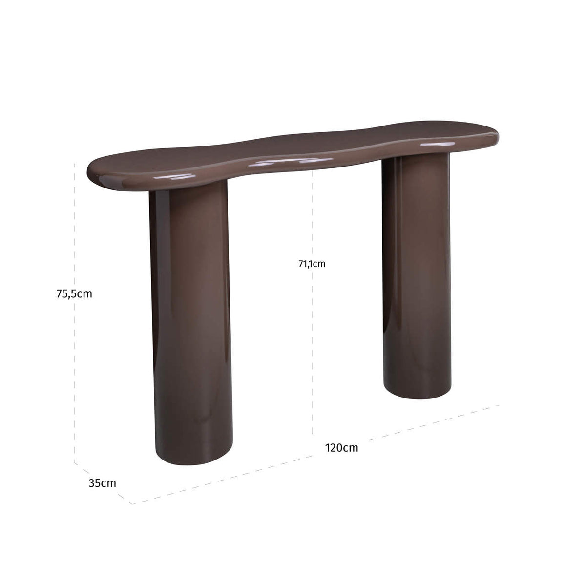 Richmond Interiors Konsole Cordelia Chestnut