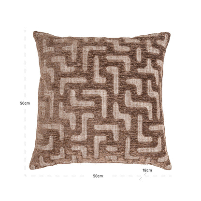 Richmond Interiors Kissen Ivy brown labyrinth
