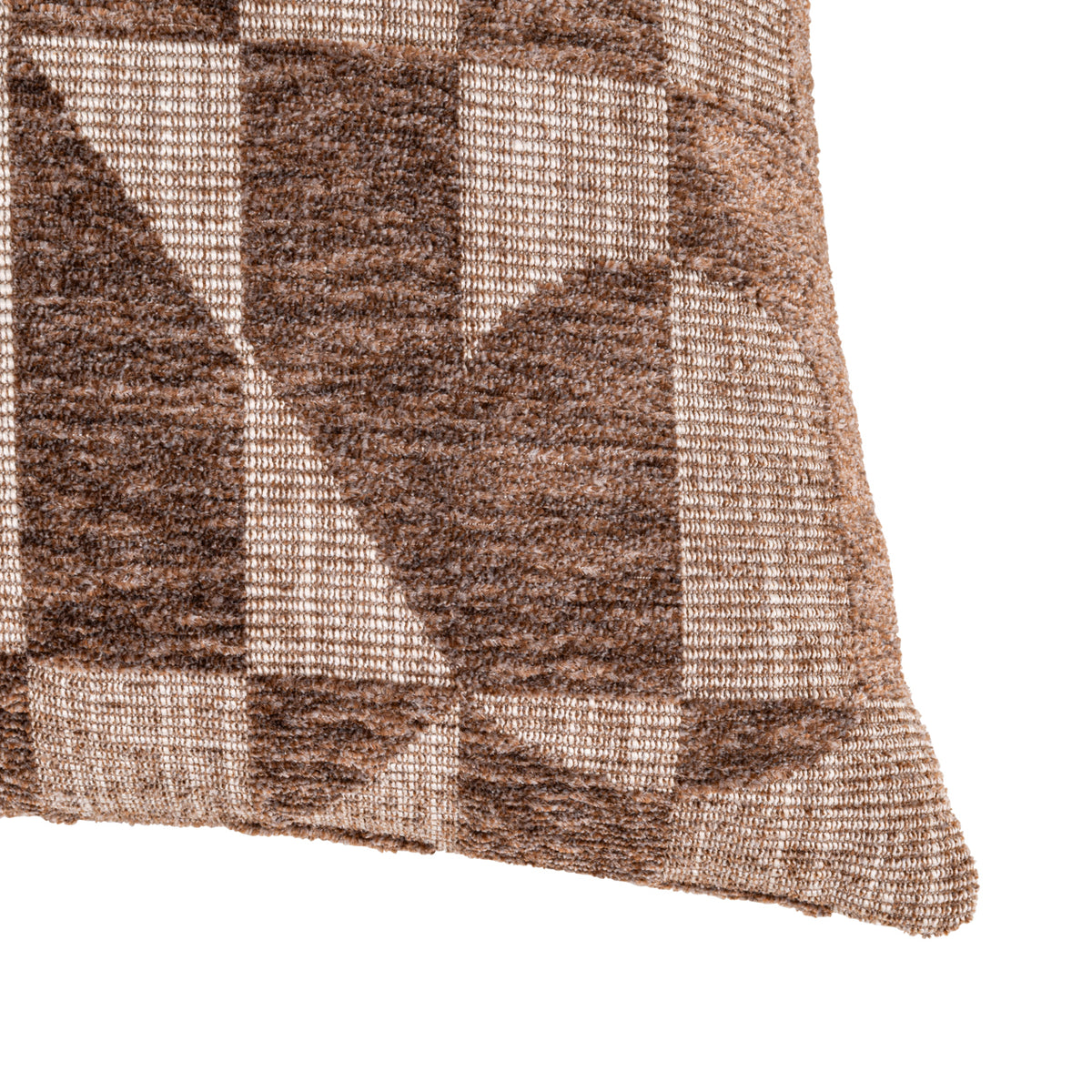 Richmond Interiors Kissen Aria brown geomatric Richmond Interiors