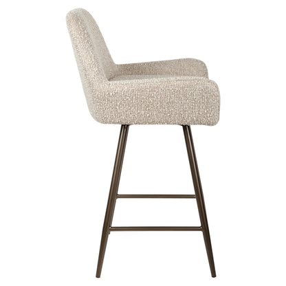 Richmond Interiors Thekenstuhl Linsey natural chunky swivel (Set of 2) Thekenstuhl Richmond Interiors