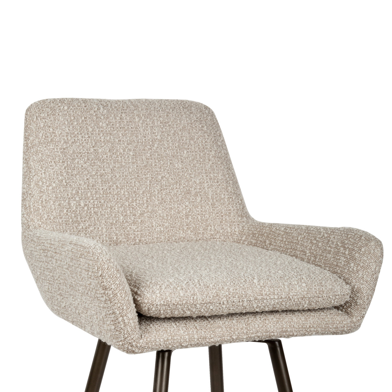 Richmond Interiors Thekenstuhl Linsey natural chunky swivel (Set of 2) Thekenstuhl Richmond Interiors