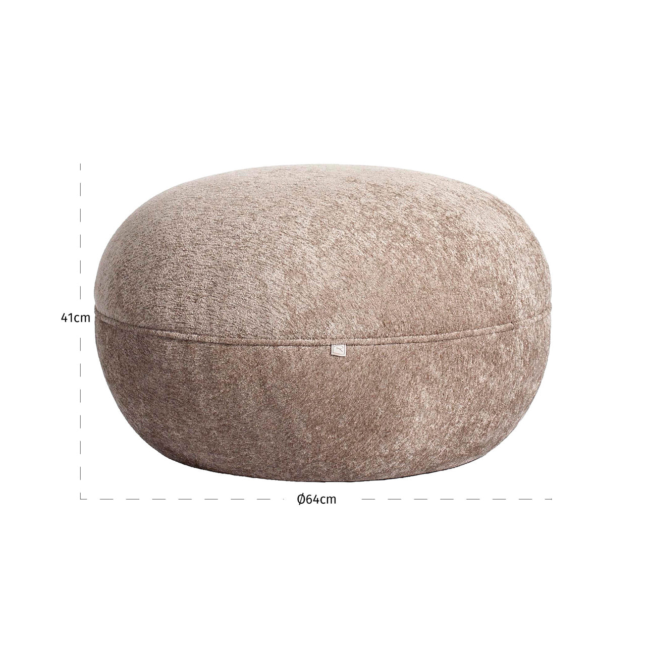 Richmond Interiors Hocker &amp; Fußbank Jace be easy sand fire retardant Hocker &amp; Fußbank Richmond Interiors