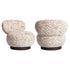 Richmond Interiors Lounge Stuhl Jace beige tiger swivel Lounge Stuhl Richmond Interiors