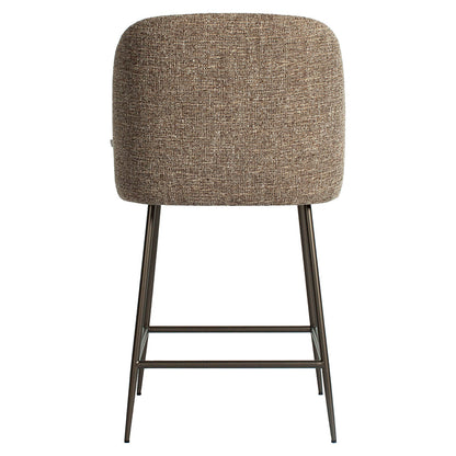 Richmond Interiors Thekenstuhl Pullitzer brown tweed Richmond Interiors