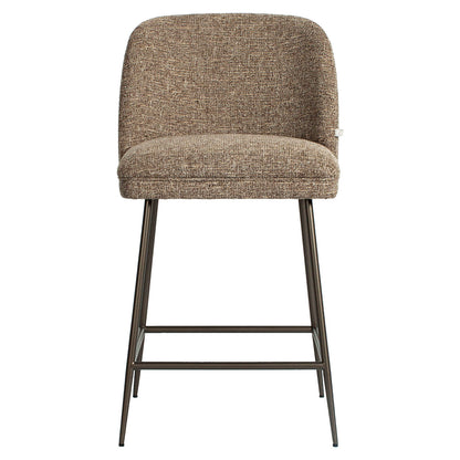 Richmond Interiors Thekenstuhl Pullitzer brown tweed Richmond Interiors